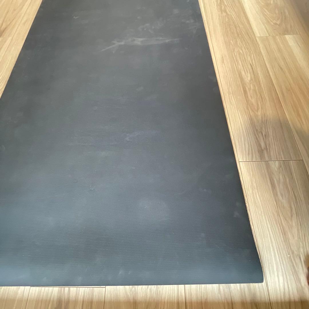 ルルレモン　Lululemon ヨガマット ダークグレー　マーブル模様