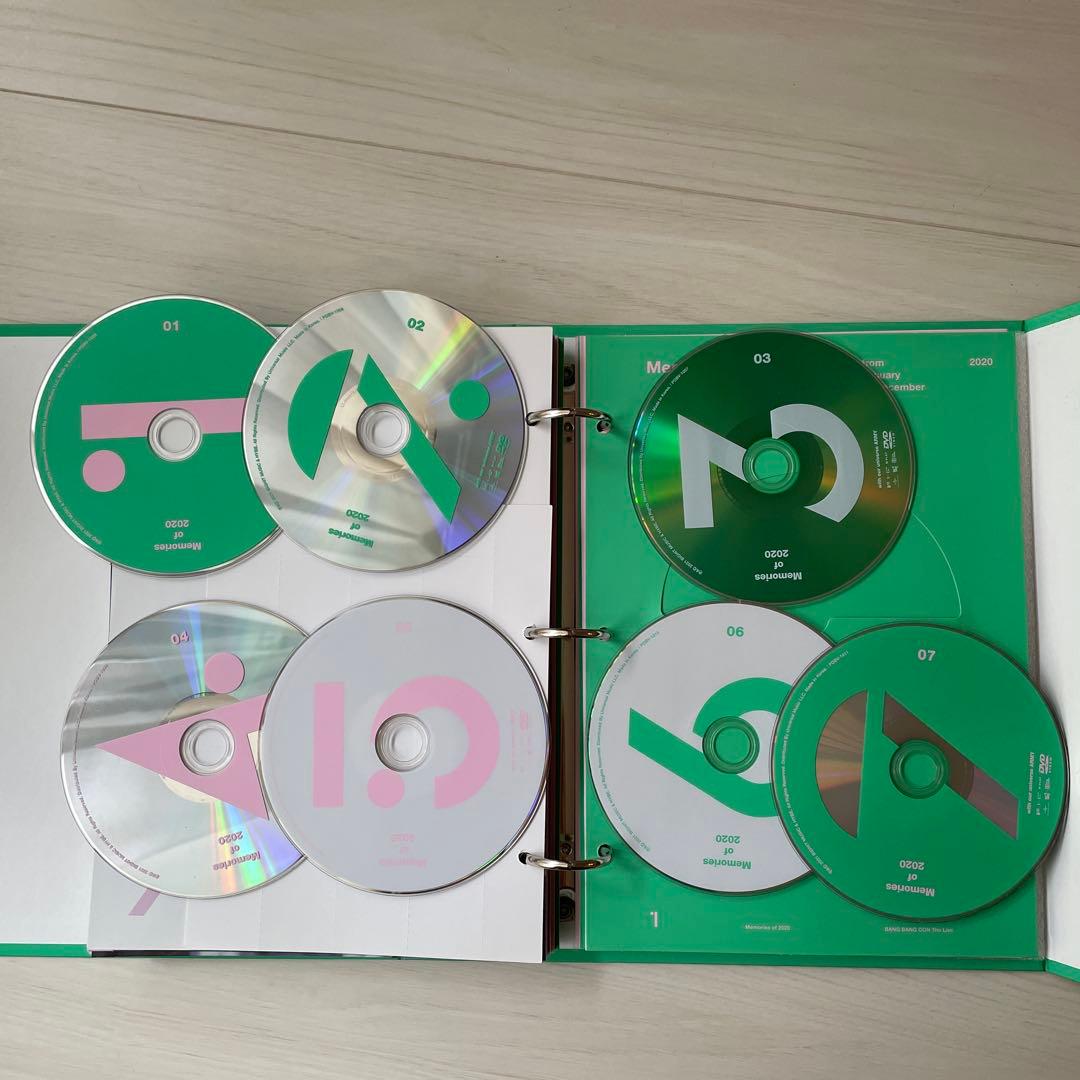 BTS Memories of 2020 DVD（ジョングク）【中古】