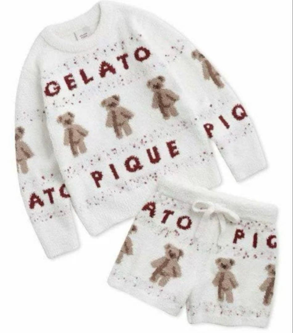 GELATO PIQUE テディベア柄