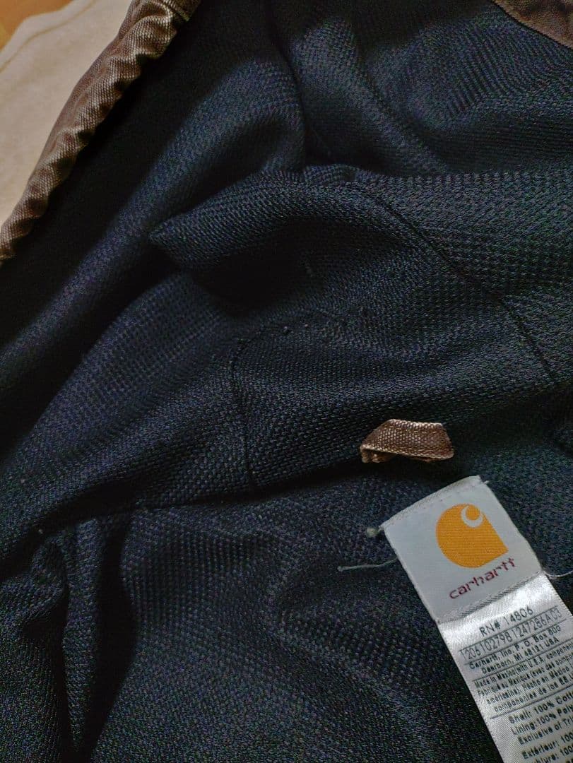 carhartt j25 DKB アクティブジャケット　フェード　襤褸　ブラウン