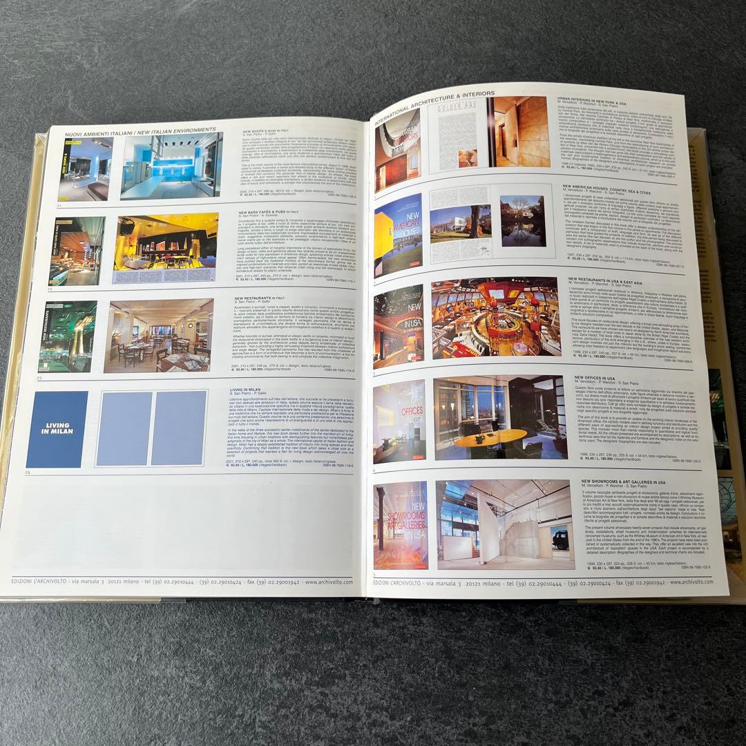洋書『NEW BARS CAFES &PUBS IN ITALY』建築・店舗