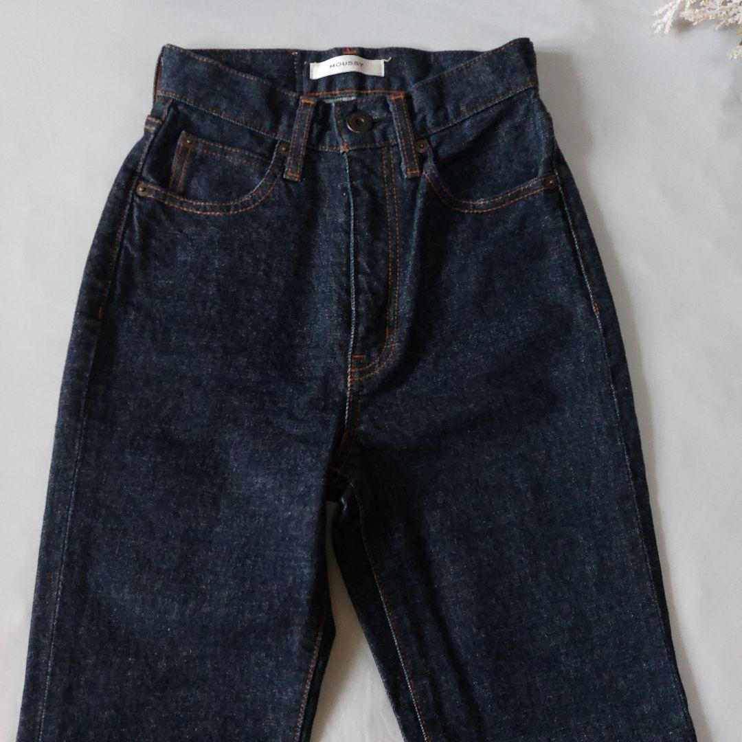 【美品】MOUSSY マウジー MVS FLARE ワンウォッシュ 23 日本製
