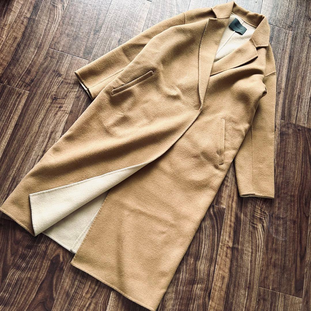 Spick&Span HAMILTONWOOLリバーロングコート 38