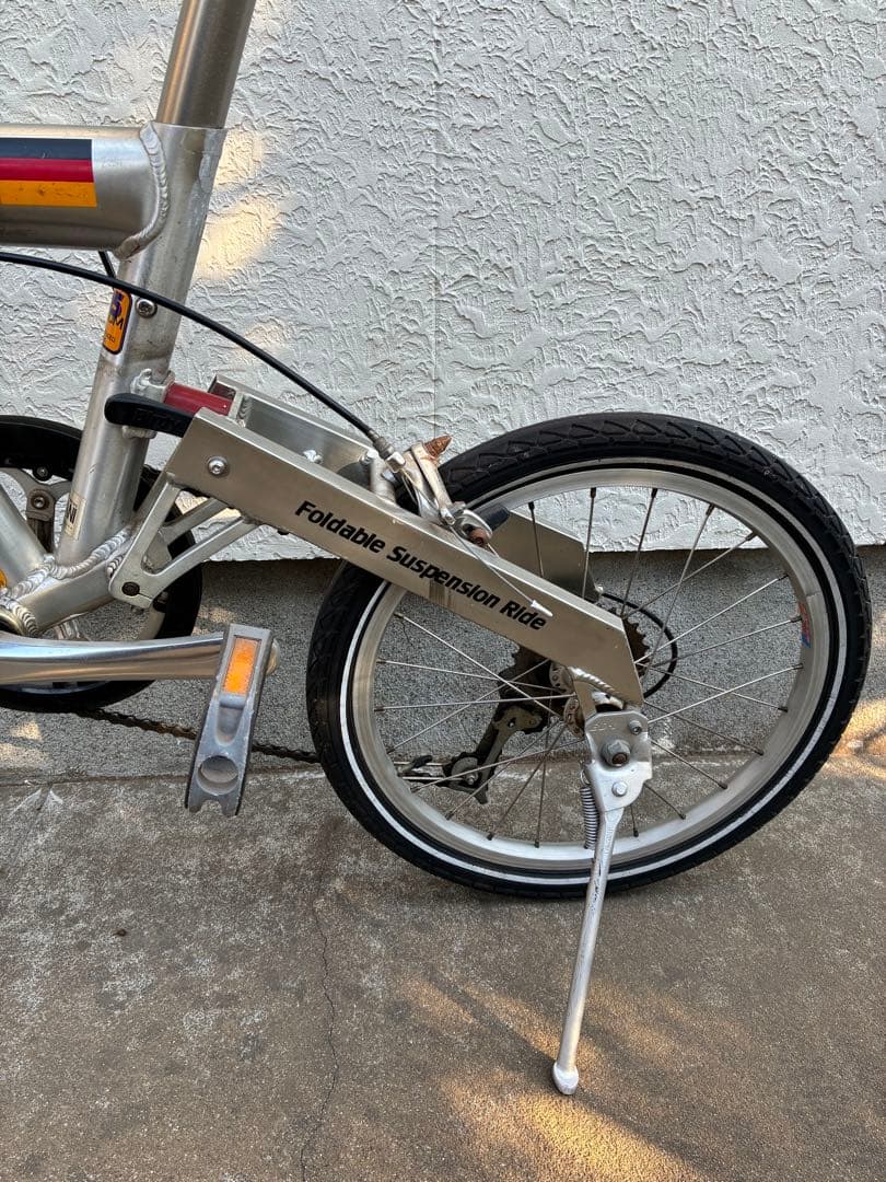 BD-1 折りたたみ自転車 シルバー【ジャンク品】