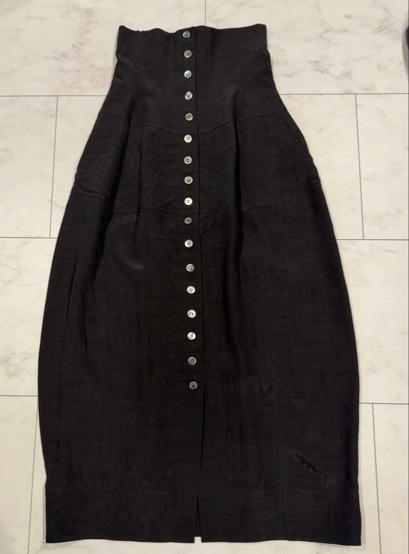 【新品未使用】FETICO ROSE JACQUARD MAXI SKIRT