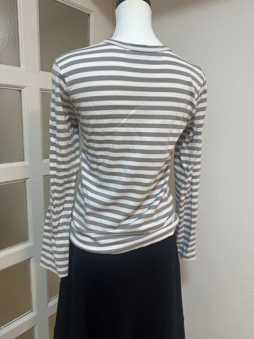 専用PLAY COMME des GARÇONS ボーダーTシャツ グレー S