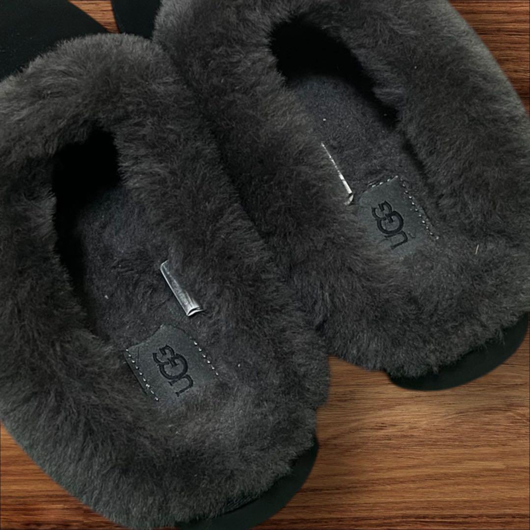 UGG ブラック ムートンブーツ 美品　24.0cm 未使用