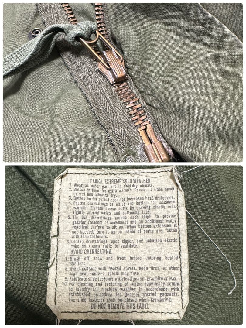 73年 M-65 PARKA XS-R 黄