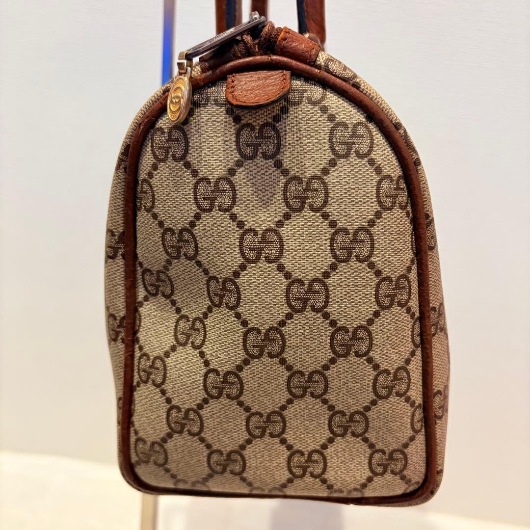 GUCCI グッチ GG ボストン オールドグッチ 総柄 ミニボストン 大容量