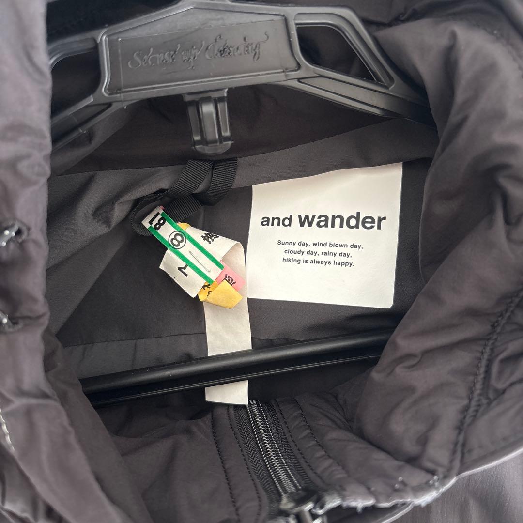 【美品】and wander付きロングコート