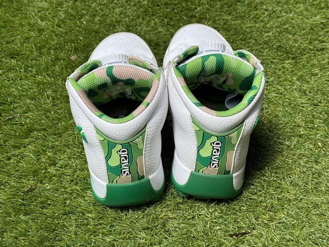 gravis golf ゴルフシューズ ホワイト/グリーン 23cm