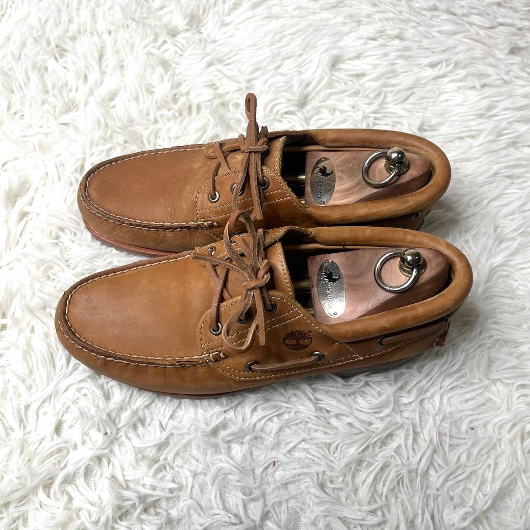 【美品】 Timberland 3eye スリーアイ 27cm デッキシューズ