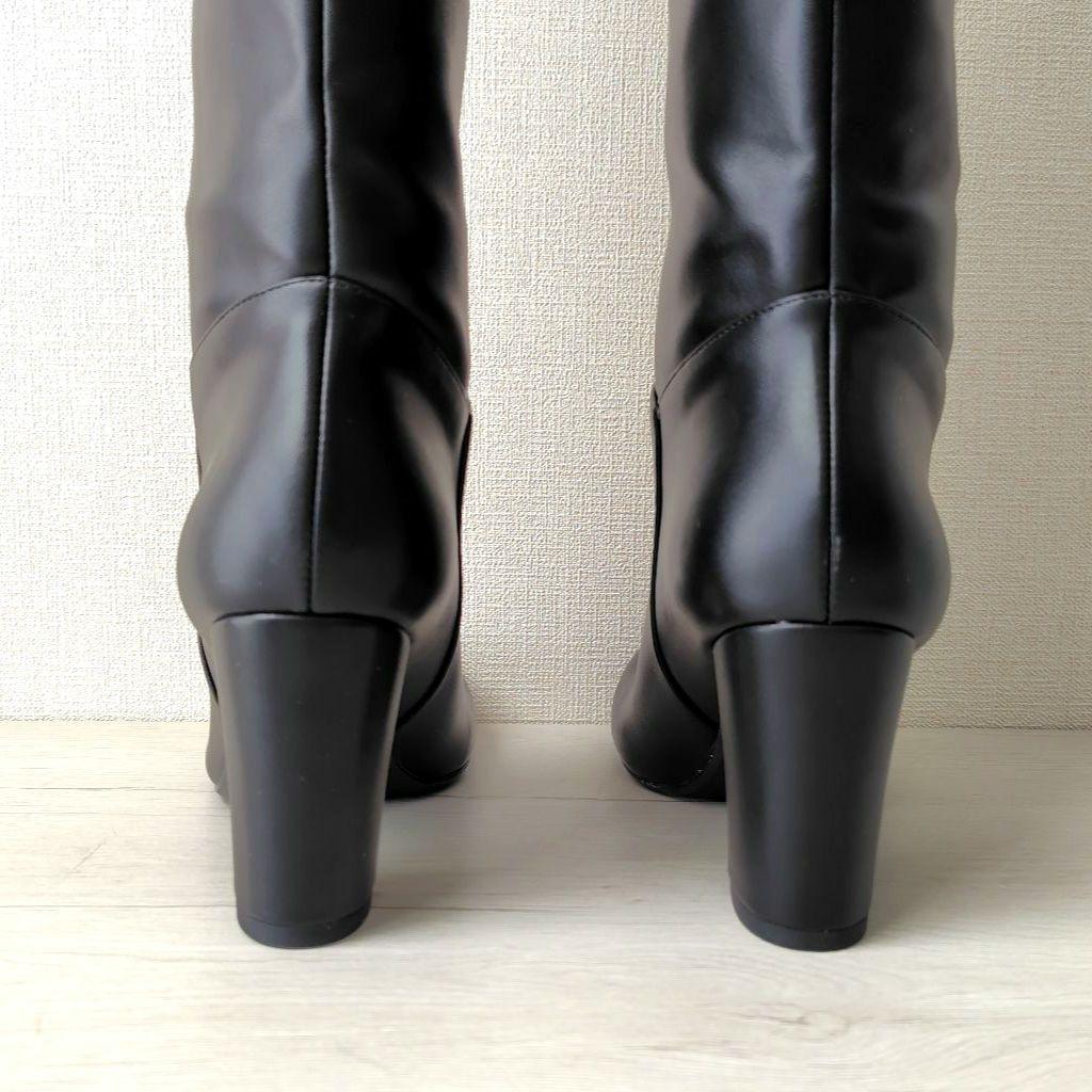 新品未使用✨️Mila Owen【22.5cm】ロングブーツ　スクエアトゥ　箱