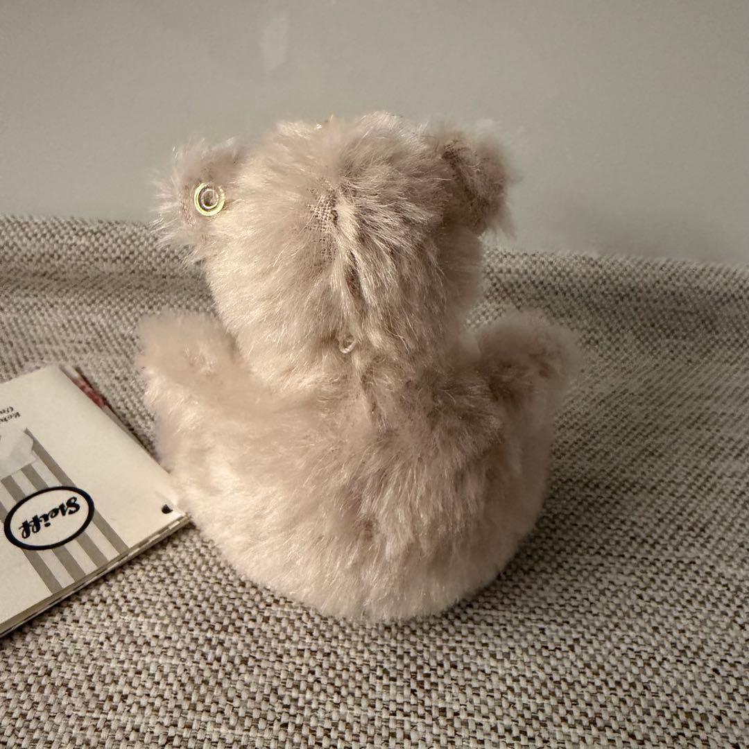 Steiff シュタイフ　キーリング・ミニテディベア　ライラック　新品