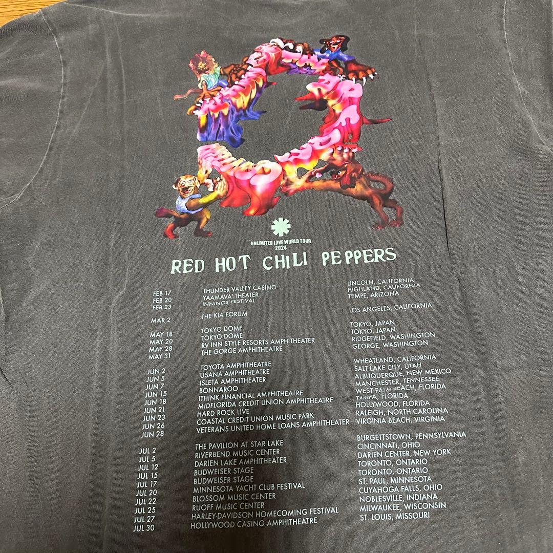 希少　RED HOT CHILI PEPPERS Tシャツ 2024　ツアー