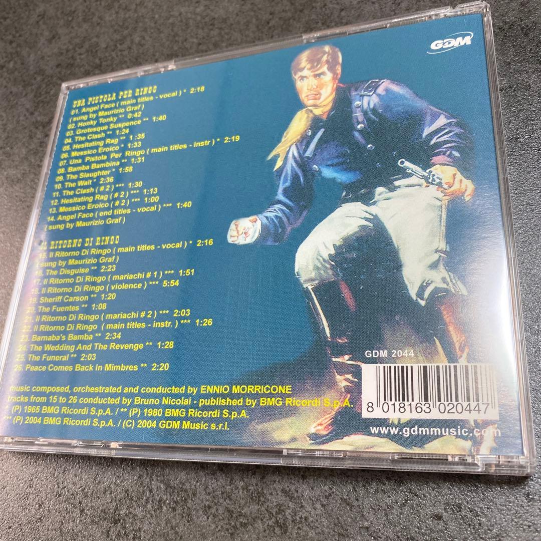 廃盤　オリジナルサウンドトラックCD 「夕陽の用心棒/続・荒野の1ドル銀貨」