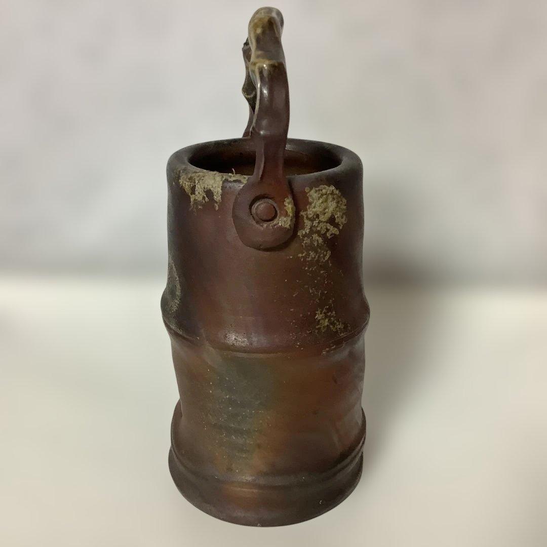備前焼　花入　花器　花瓶　茶道　五郎辺衛作　花道　華道　工芸品　元箱付