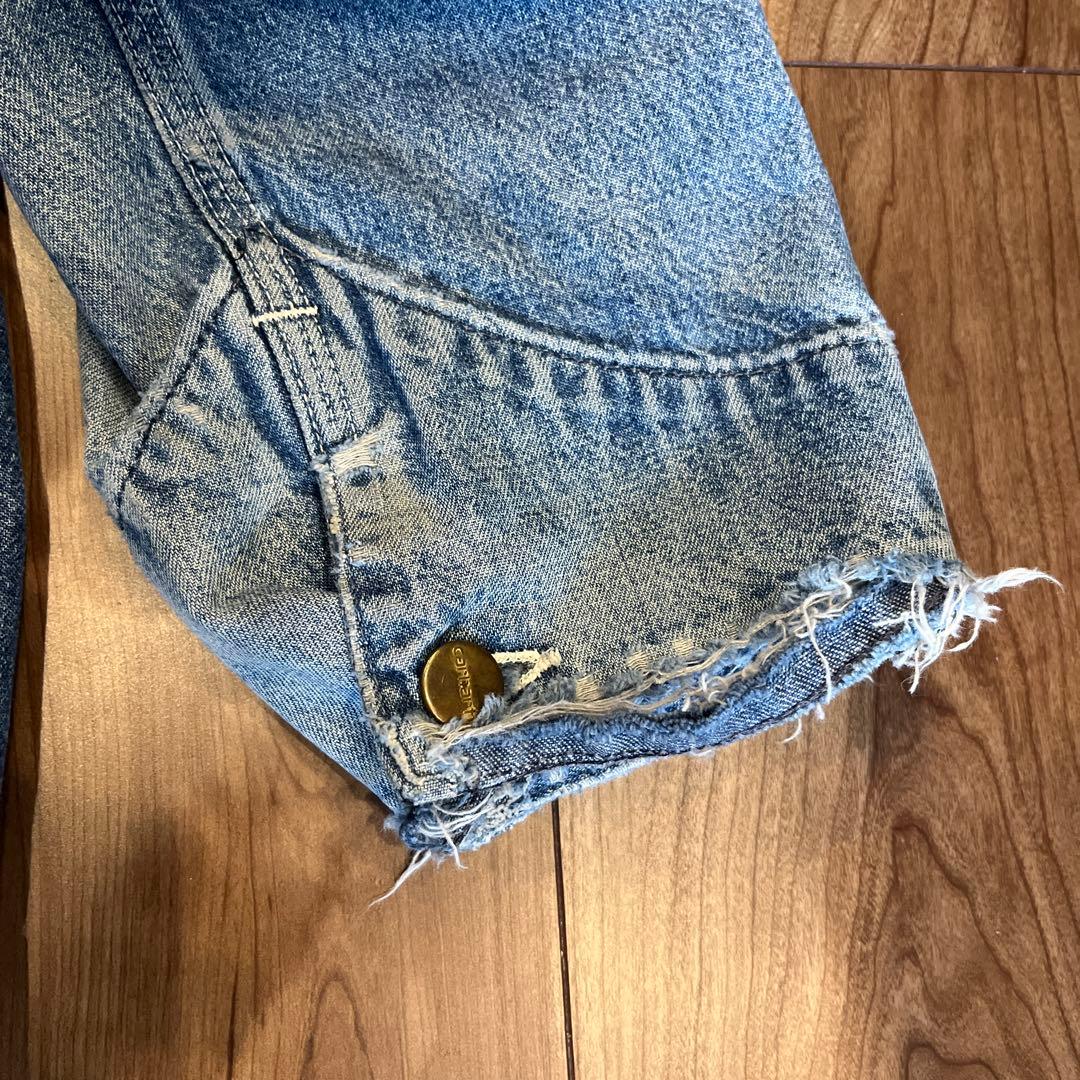 【80s 襤褸】Carhartt デニムカバーオール チョアコート