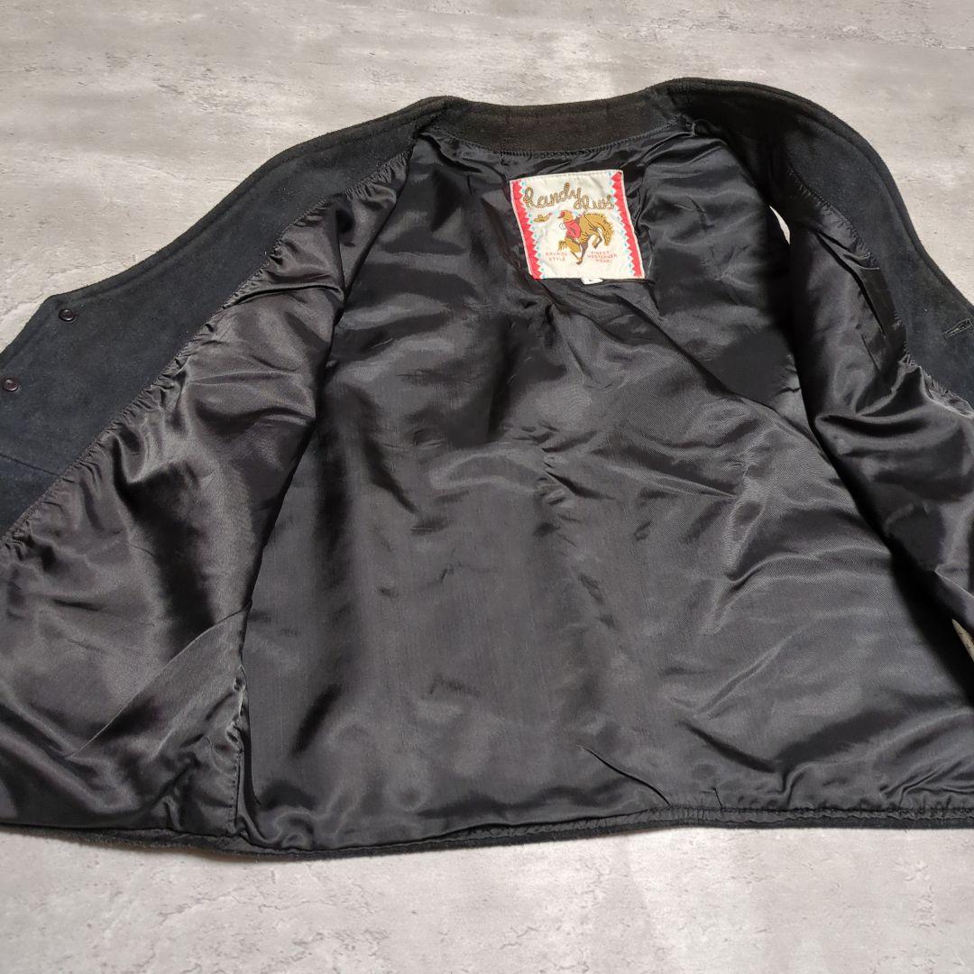 【90s_vintage】オルテガチマヨ両面刺繍SuedeVest old古着
