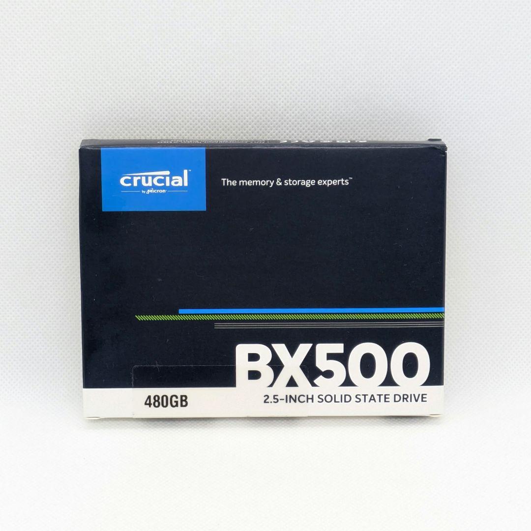 【正常】crucial BX500 480GB 2.5インチ SSD 使用時間少