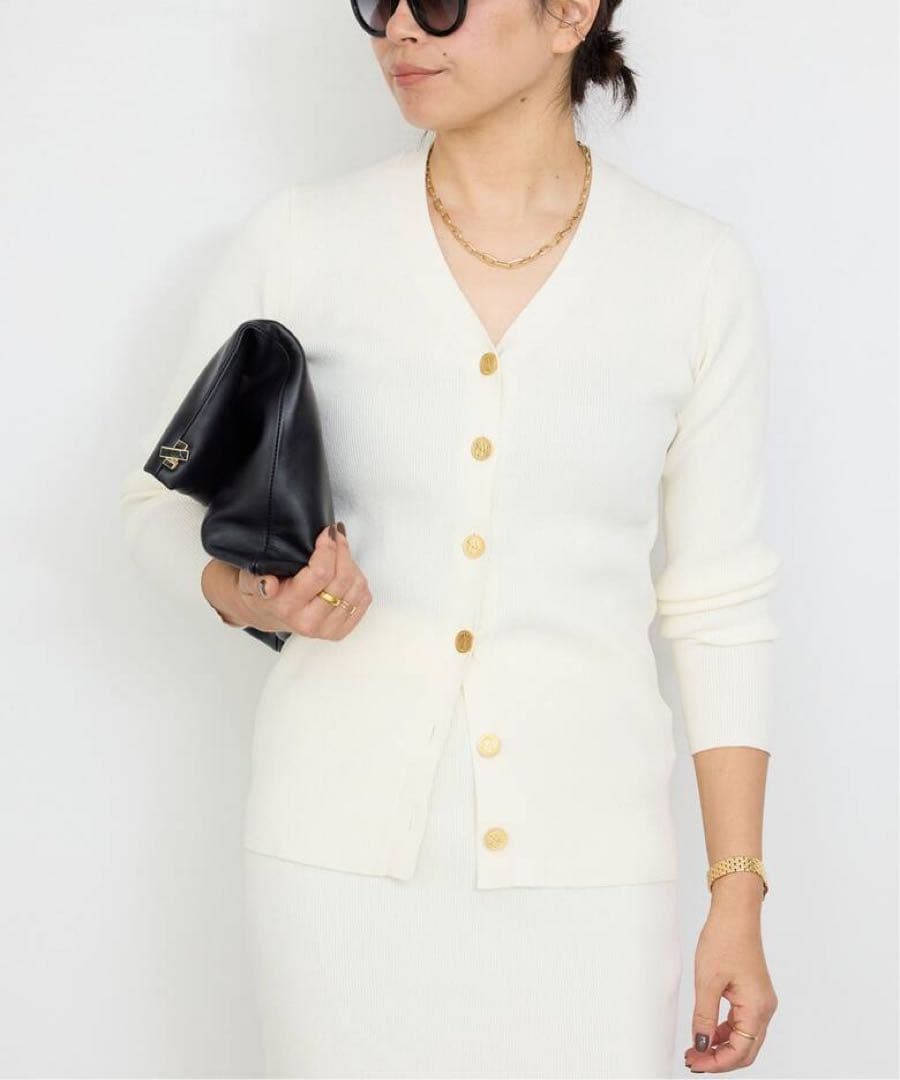 新品❣️25SS❣️ドゥーズィエムクラス DINER RIB Vネックカーディガン