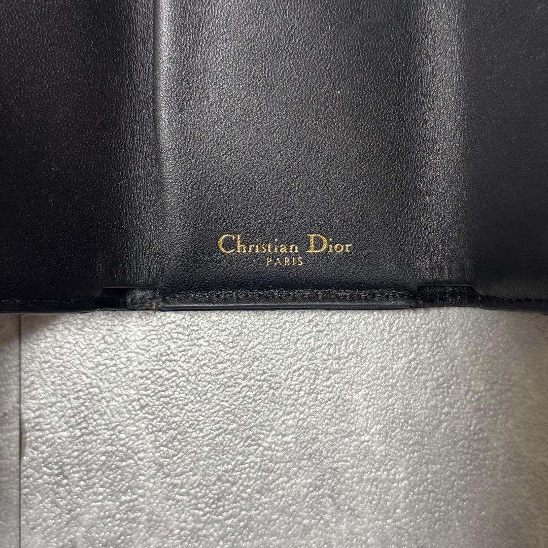 Dior 三つ折財布 ラムレザー