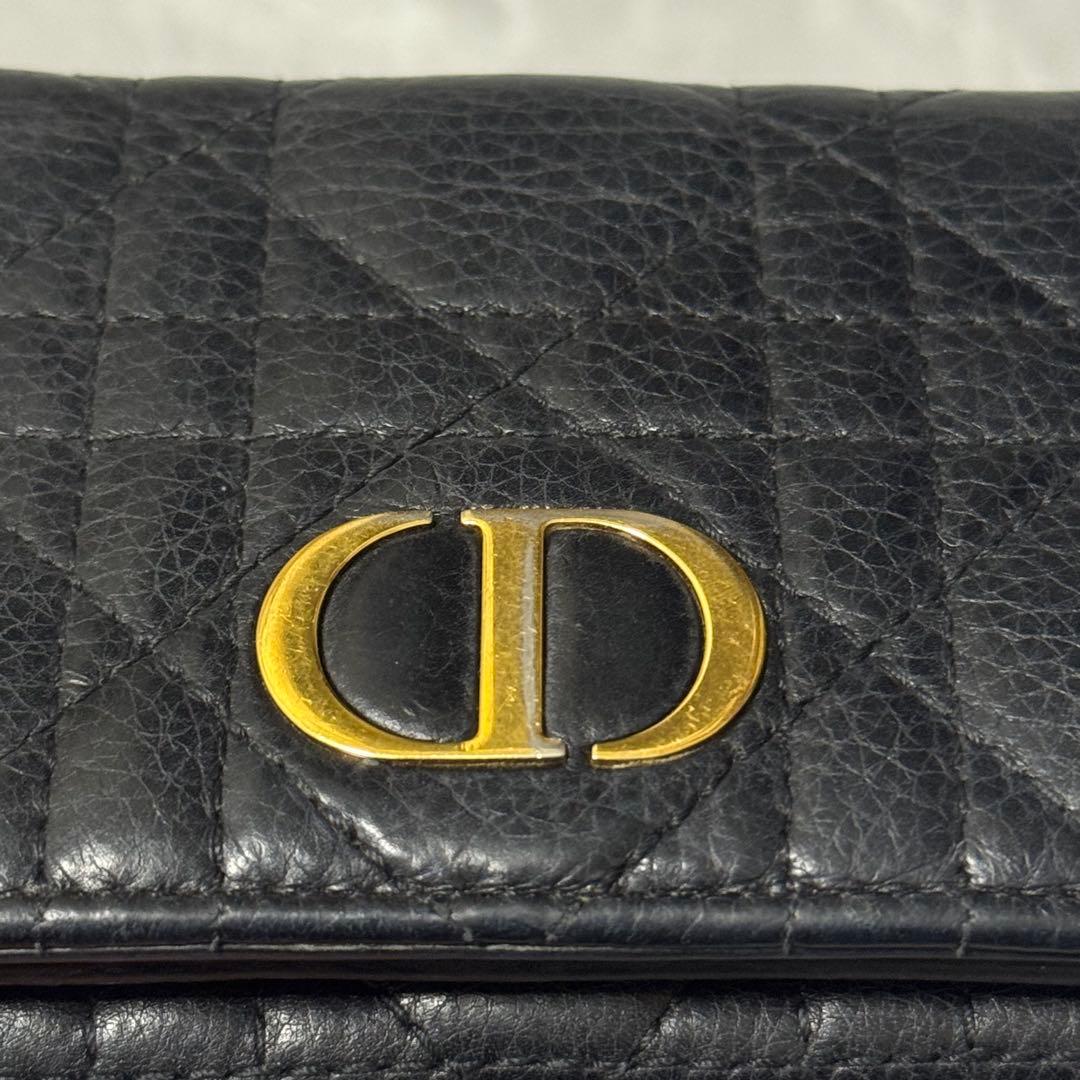 Dior 三つ折財布 ラムレザー
