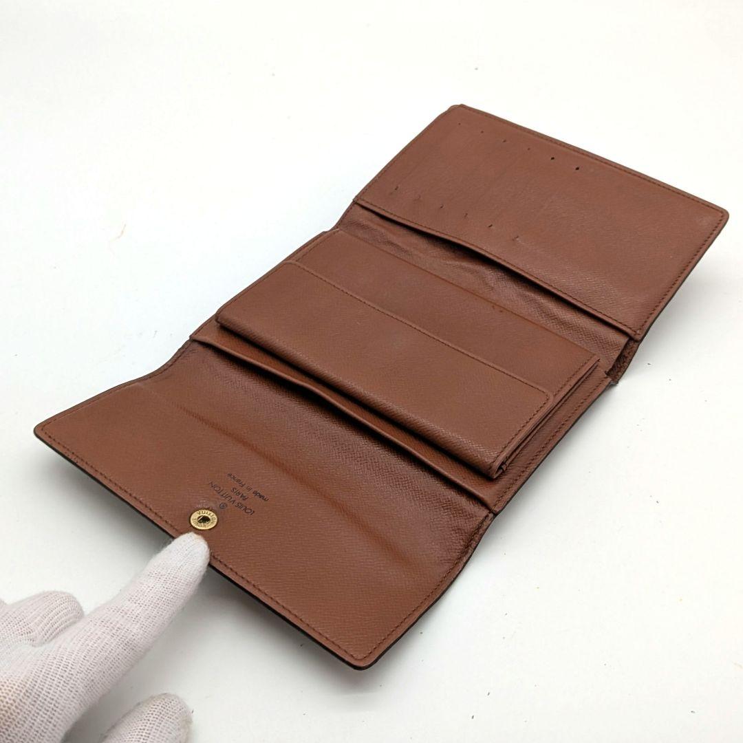 ルイヴィトン モノグラム エテュイ パピエ 三つ折り財布 C4