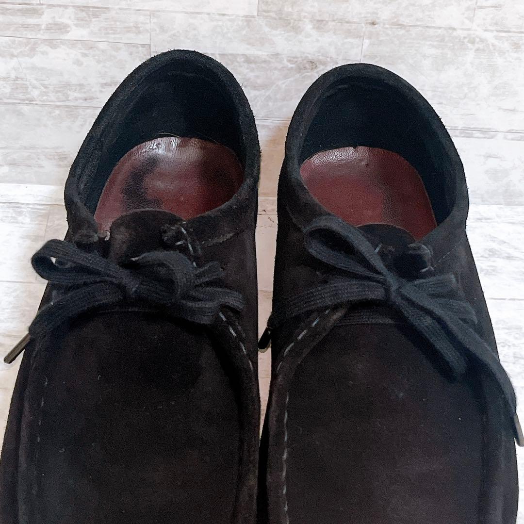 Clarks クラークス ワラビー スエード 30cm UK12 黒 ブラック