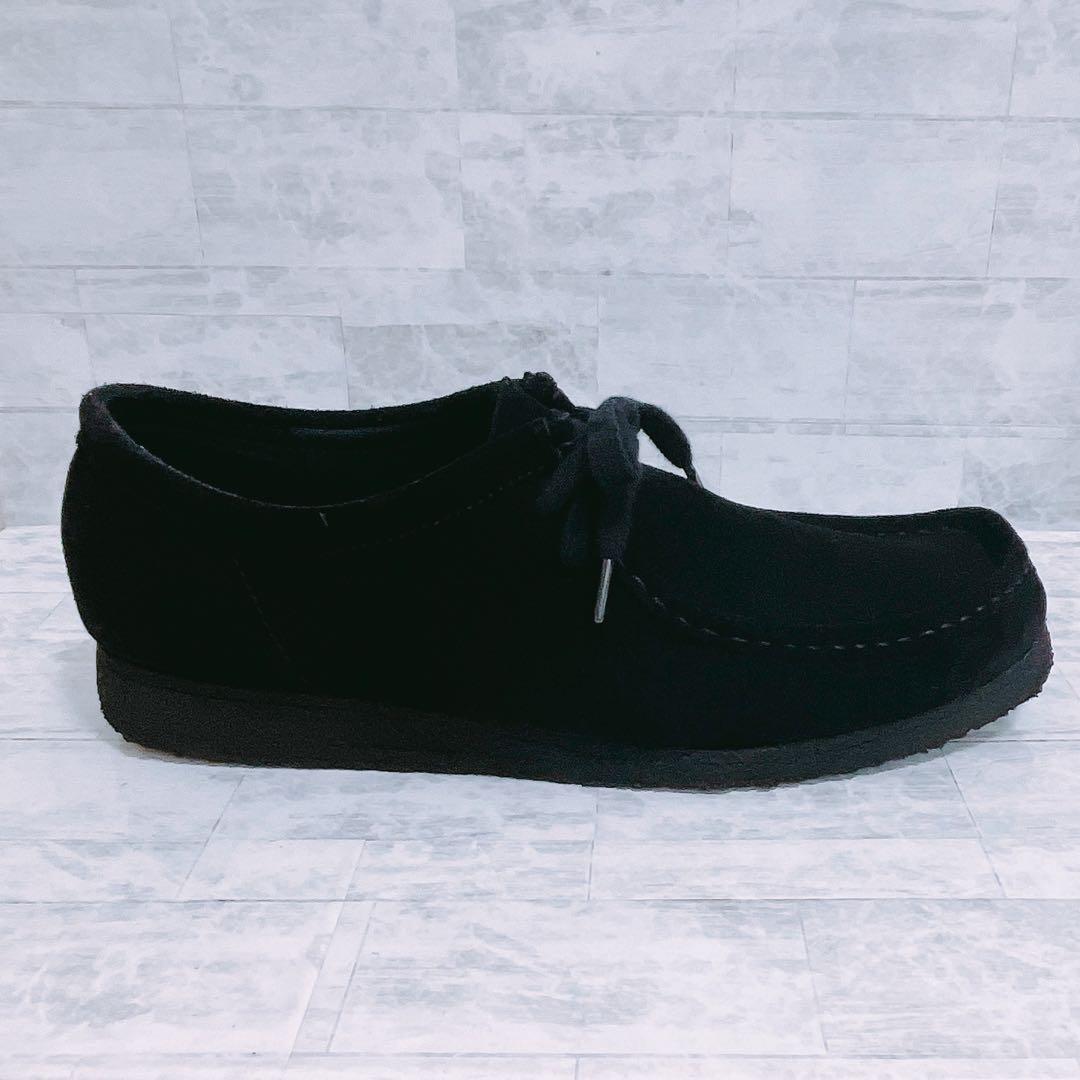 Clarks クラークス ワラビー スエード 30cm UK12 黒 ブラック