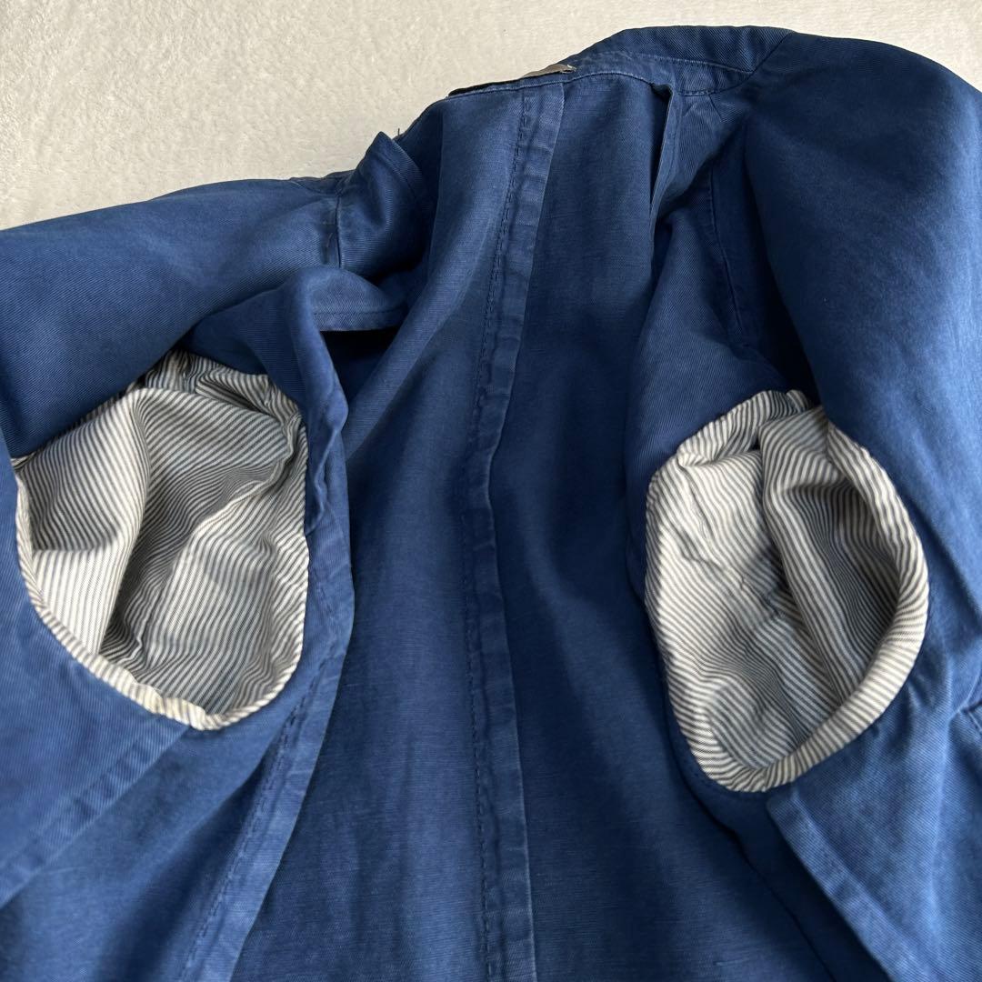 美品 ボリオリ COAT コットン リネン アンコン ジャケット46 イタリア製