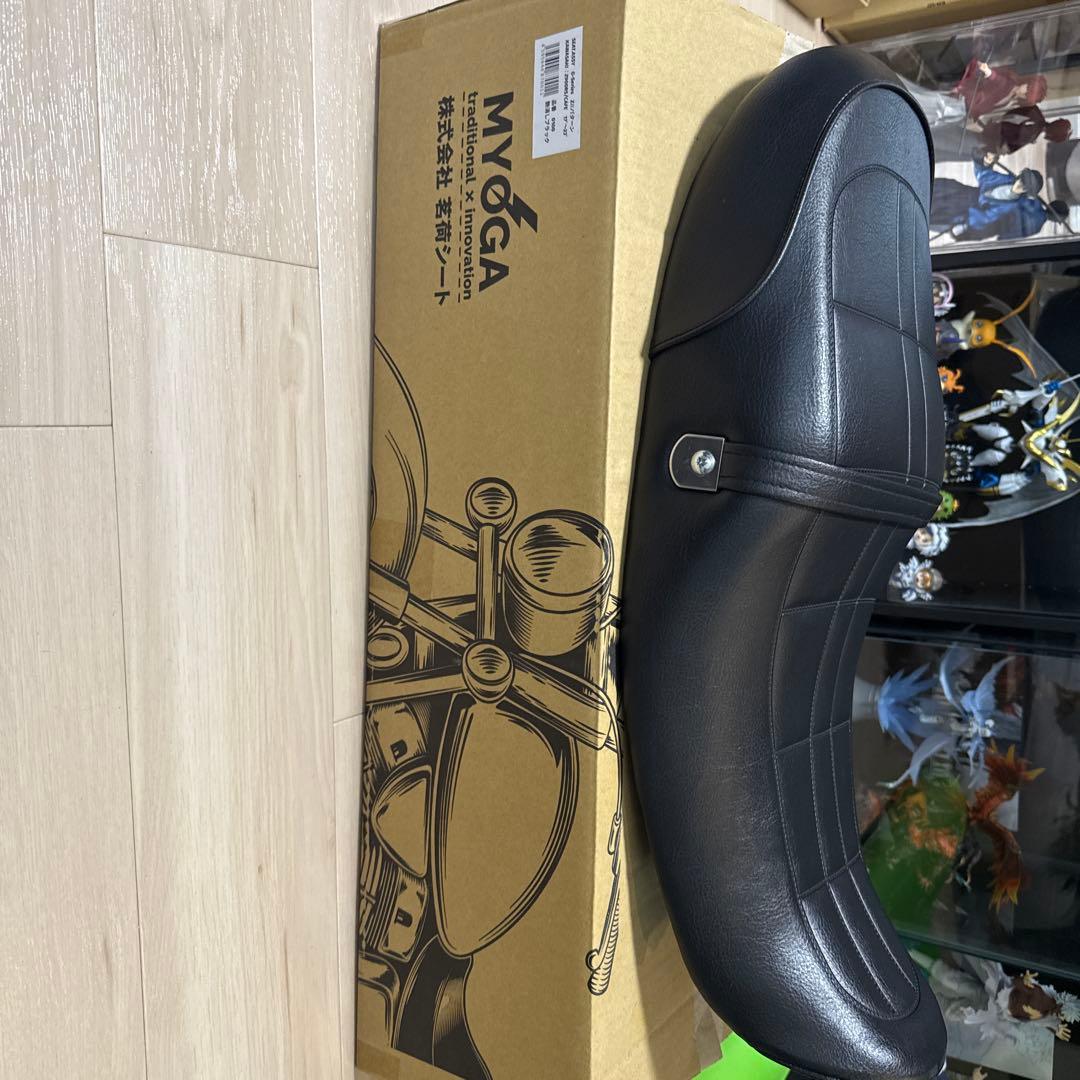 z900rs CAFE 用 茗荷シートZIIパターン 17´～23´ 艶消し黒