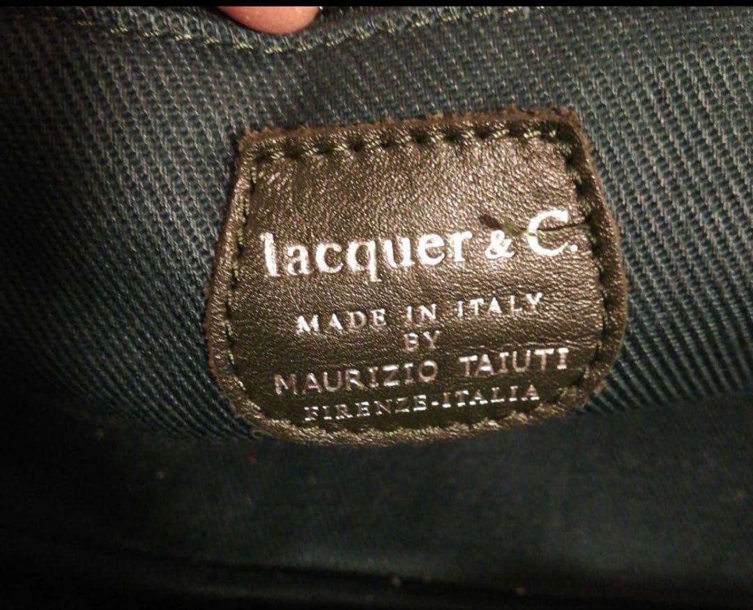 lacquer&c ✖︎ MAURIZIO TAIUTI 別注　ボストンバッグ