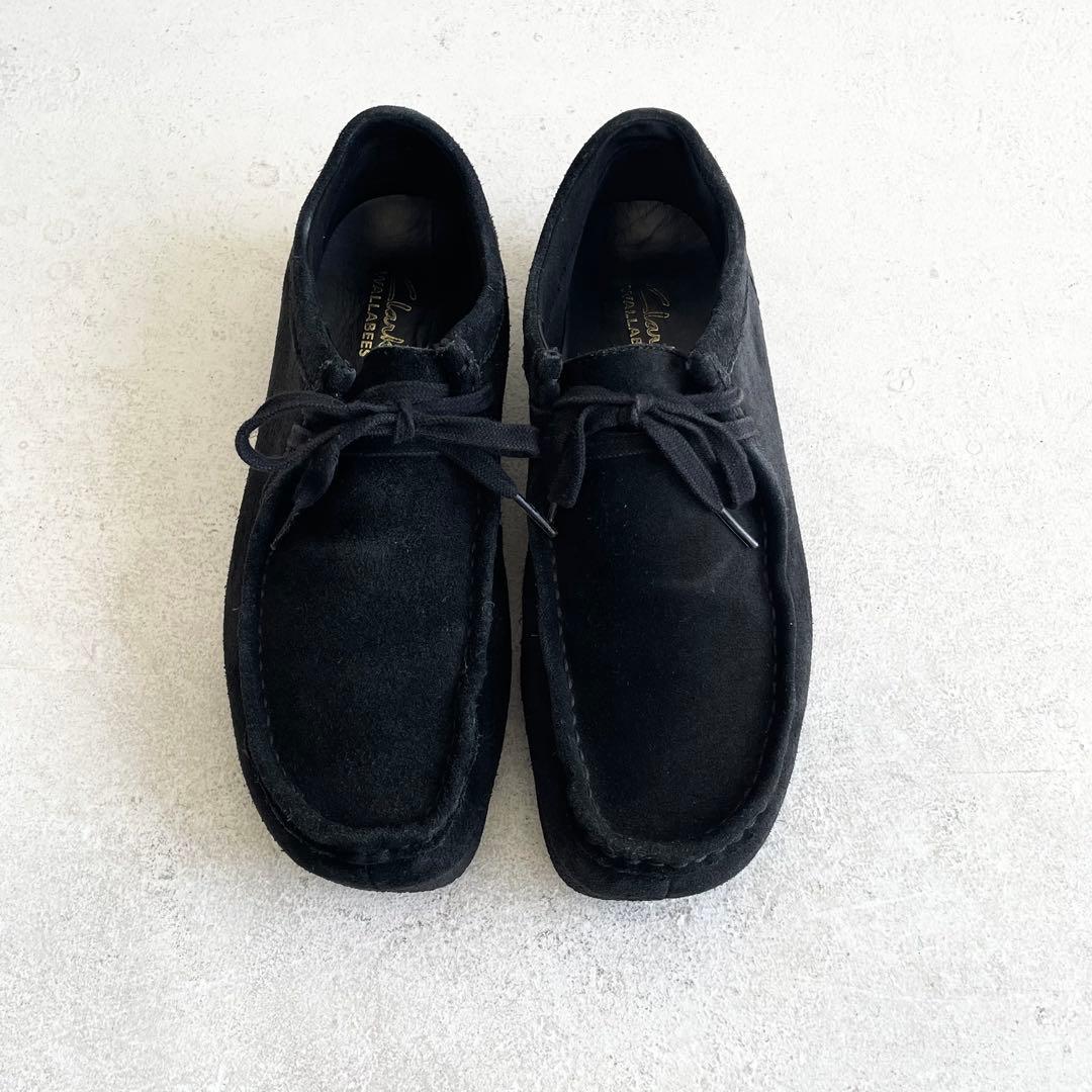 Clarks Wallabeeクラークス ワラビー 26cm スエード 黒