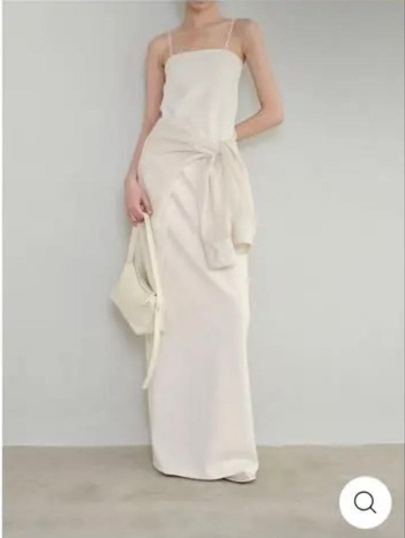スカート enof jersey long skirt ecru 01