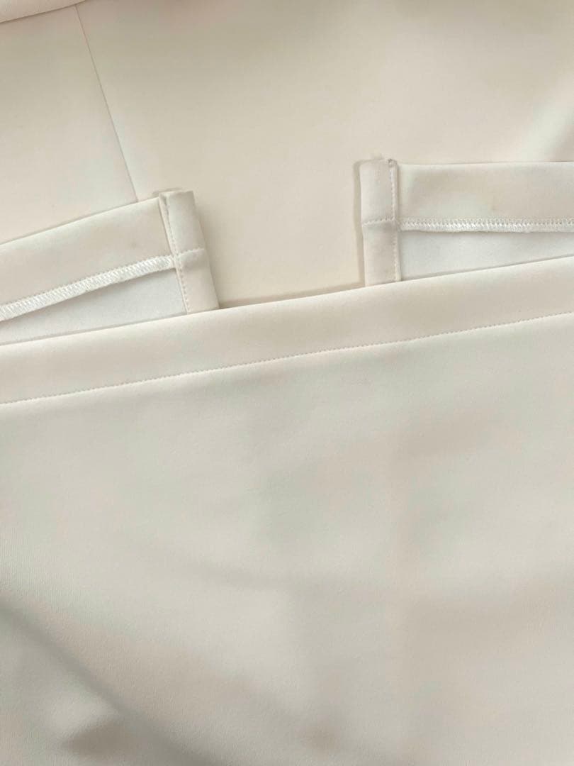 スカート enof jersey long skirt ecru 01