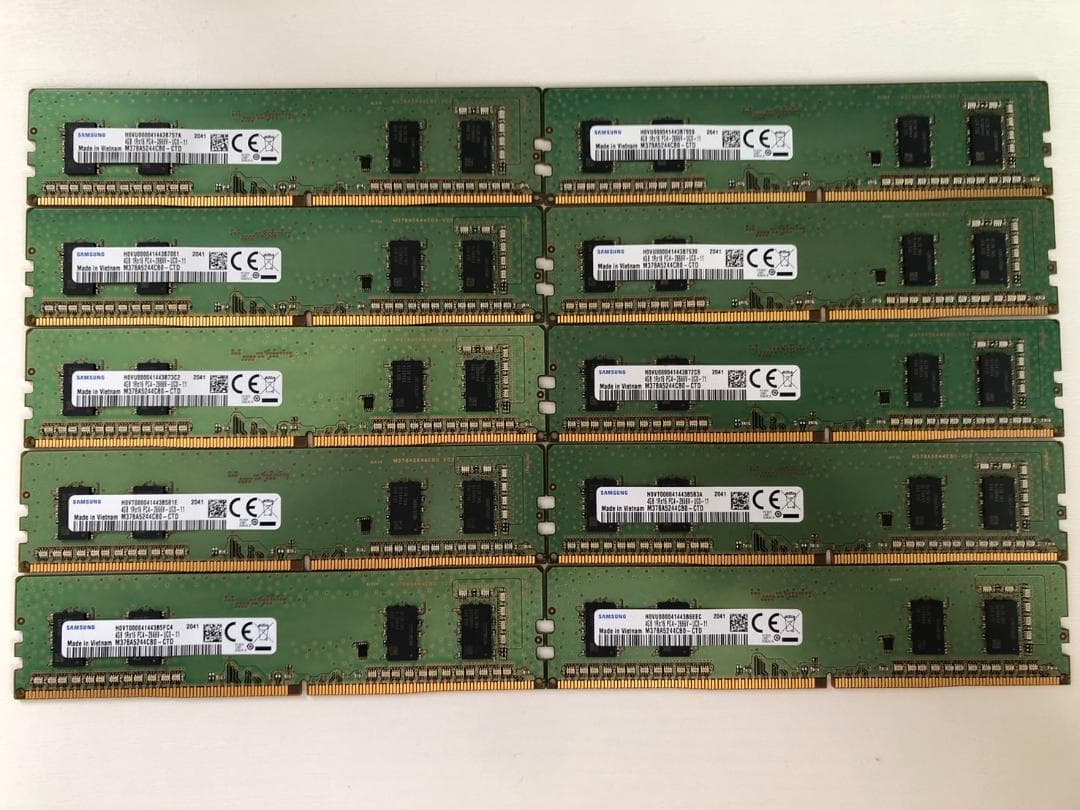 【4GB×40枚】メモリ計160GB 4GBメモリ DDR4