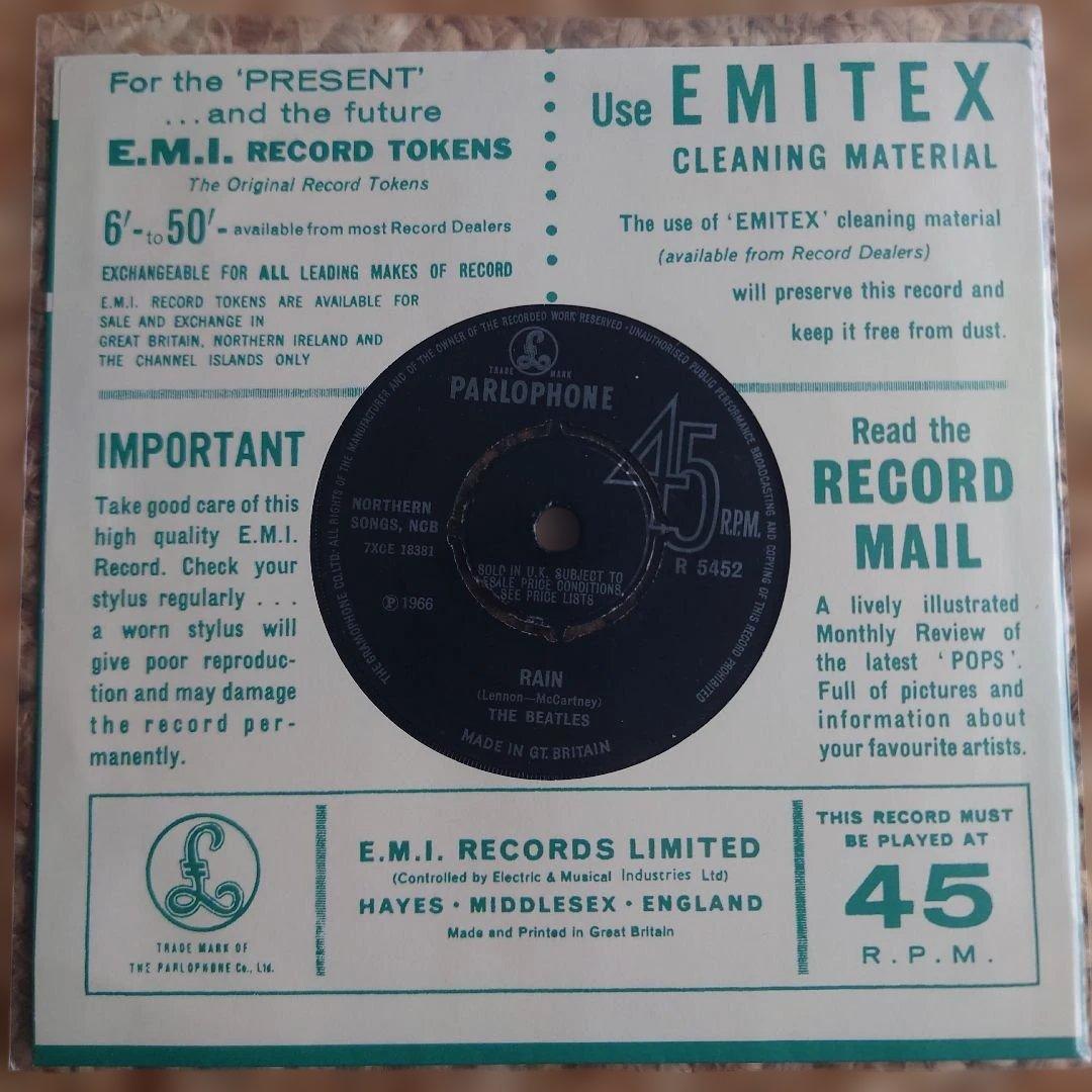 洋楽 UKThe Beatles Paperback Writer / Rain