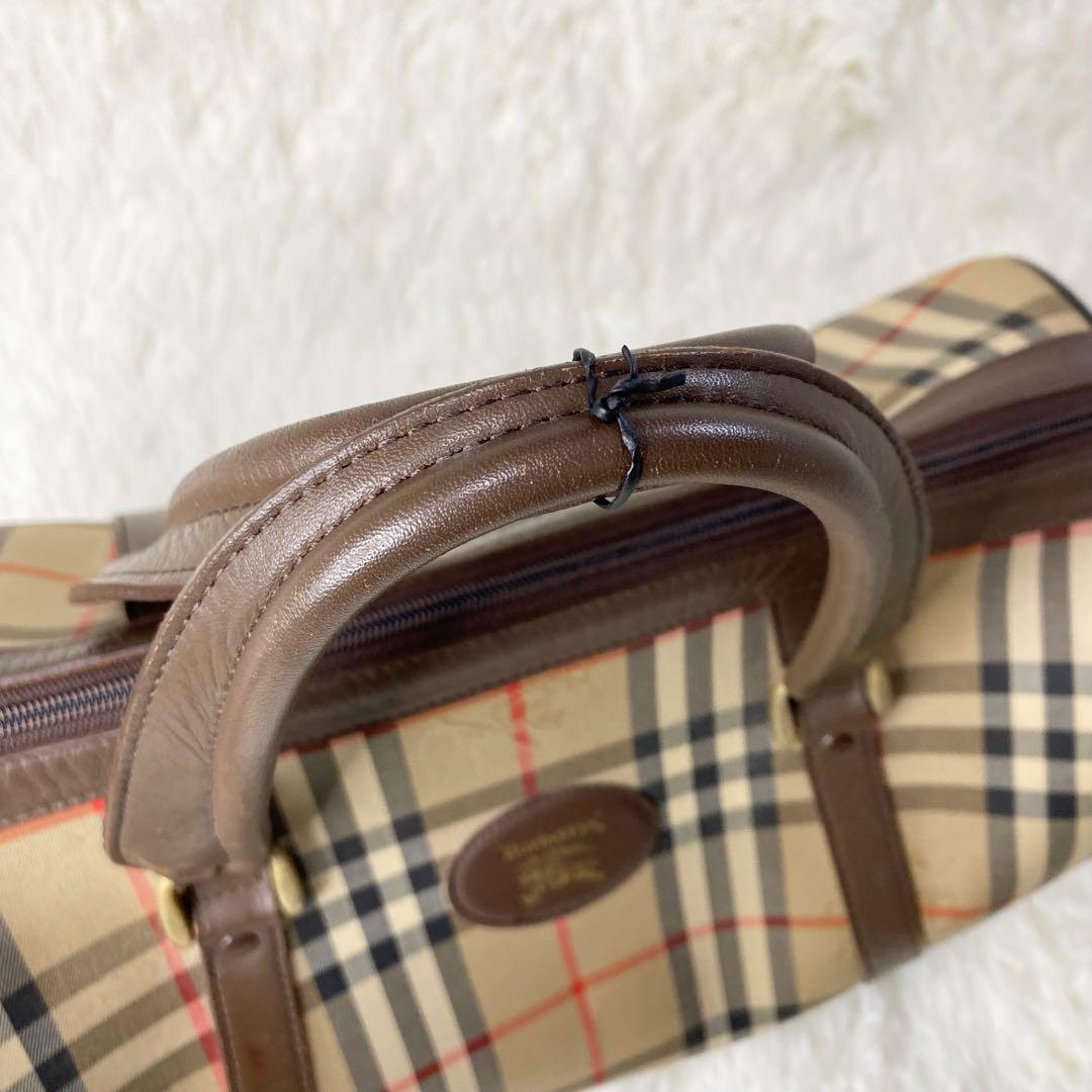 ★美品★ ミニボストンバッグ ノバチェック シャドーホース バーバリー✨