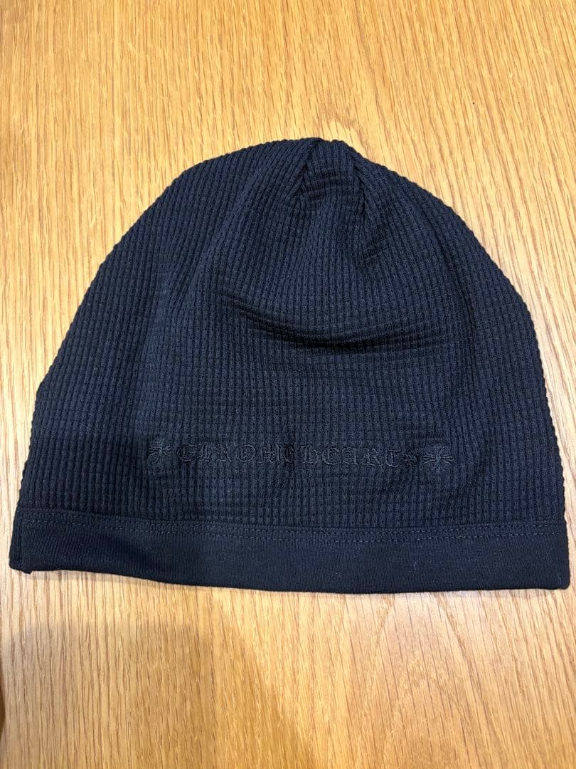クロムハーツ　黒　ビーニー　ニットキャップ