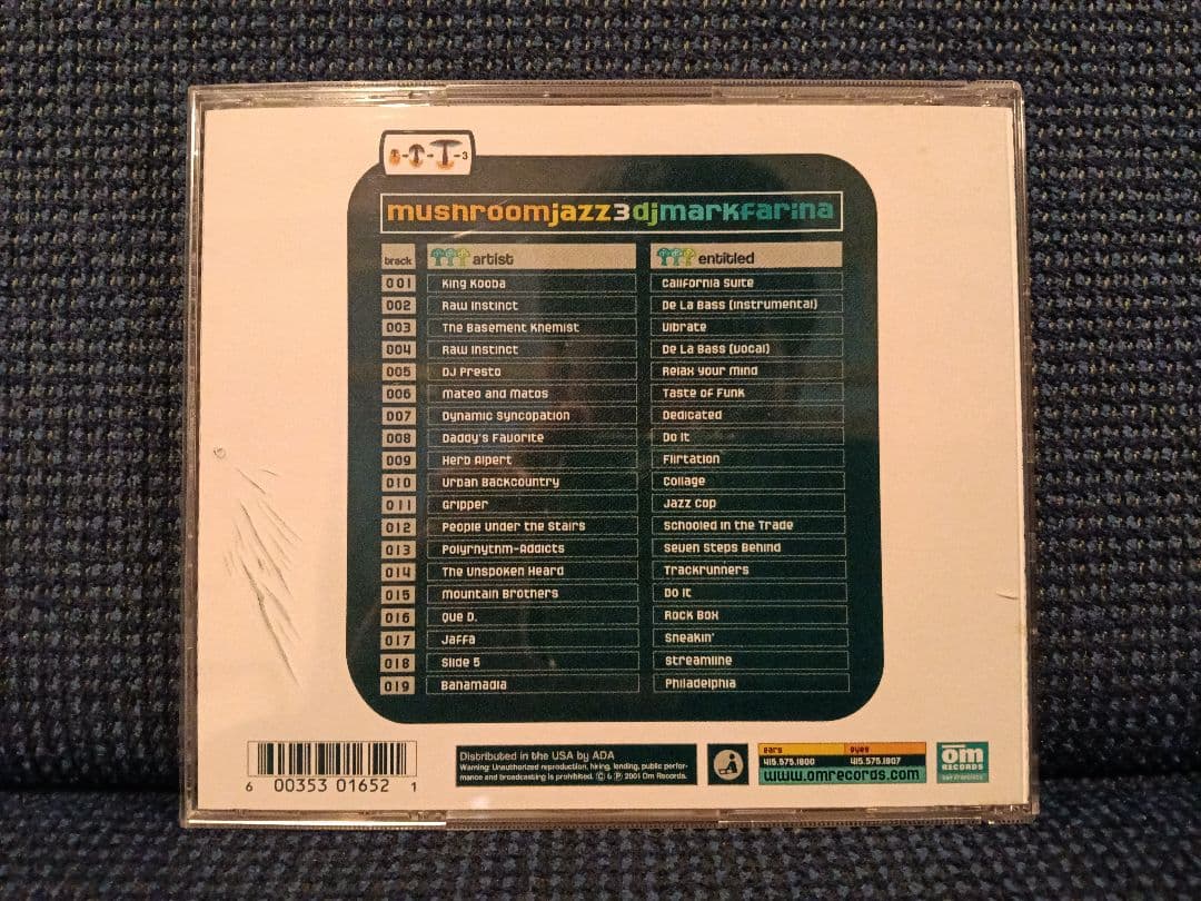 DJ Mark Farina Mushroom Jazz 1-5セット