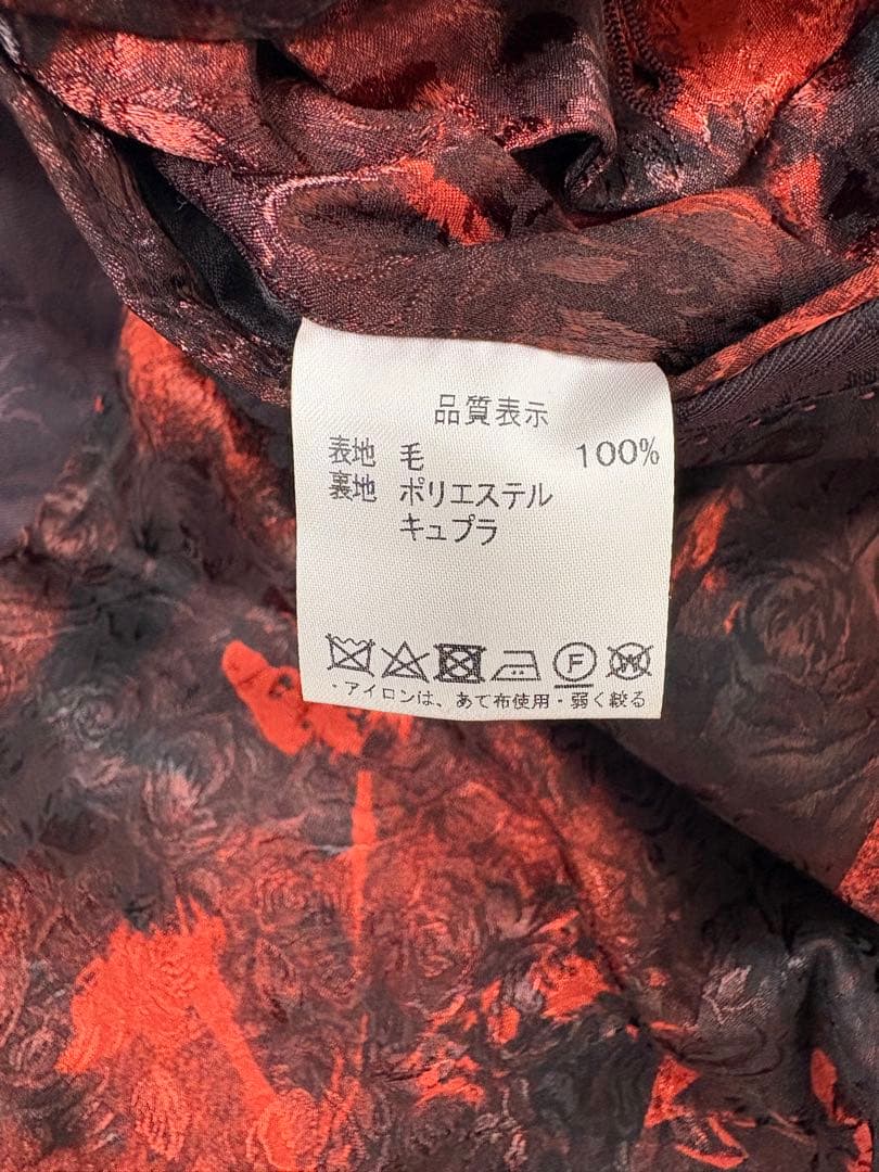オーダーメイド スリーピース ダブル カノニコ110s 総柄　ネクタイ付き　高級
