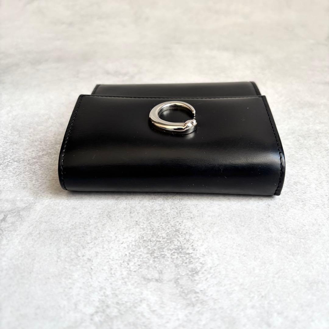 フォロー割適用!Cartier 三つ折り財布 パンテール レザー 黒 付属品完備