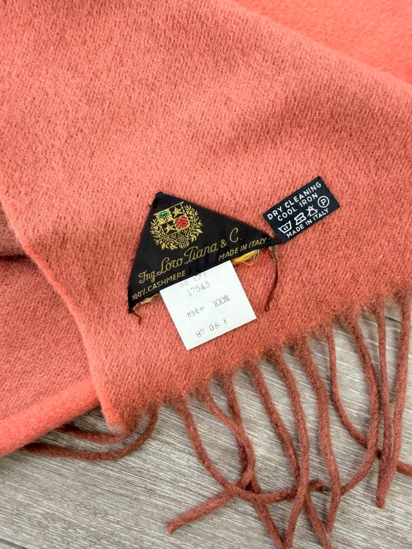 Ing.Loro Piana&C.⭐︎イタリア製カシミア100%マフラー【中古】♡
