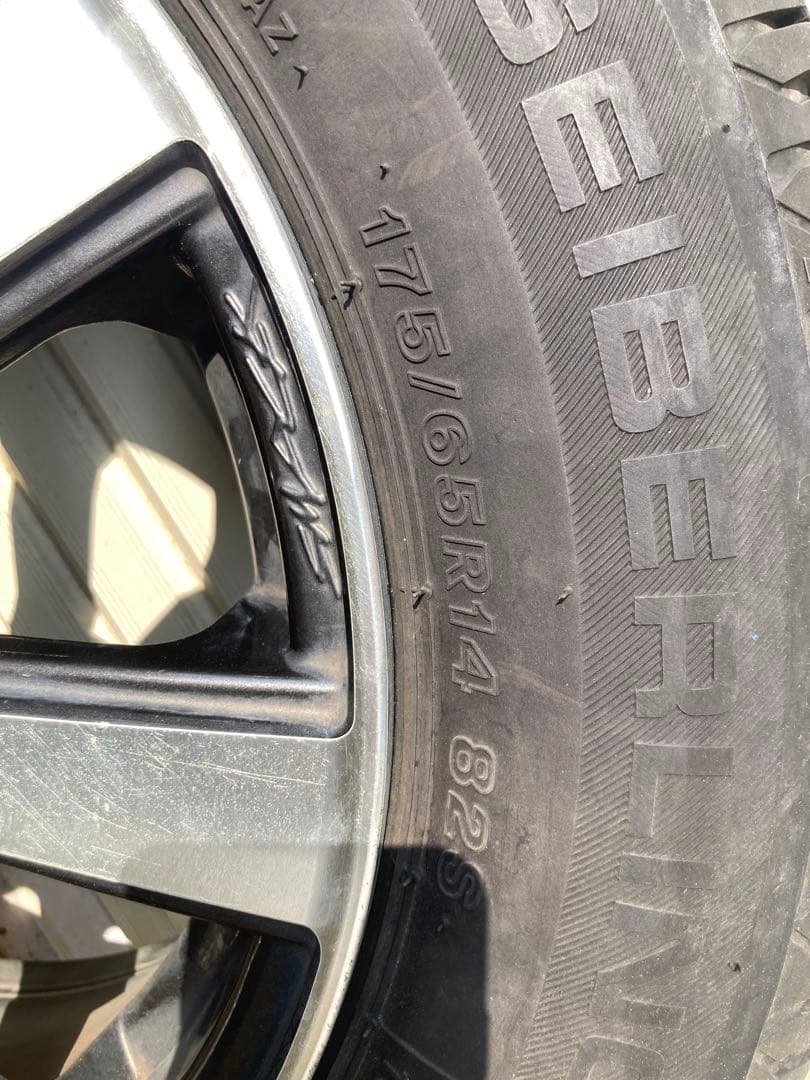 175/65R14ブリヂストン製タイヤホイール4本セット