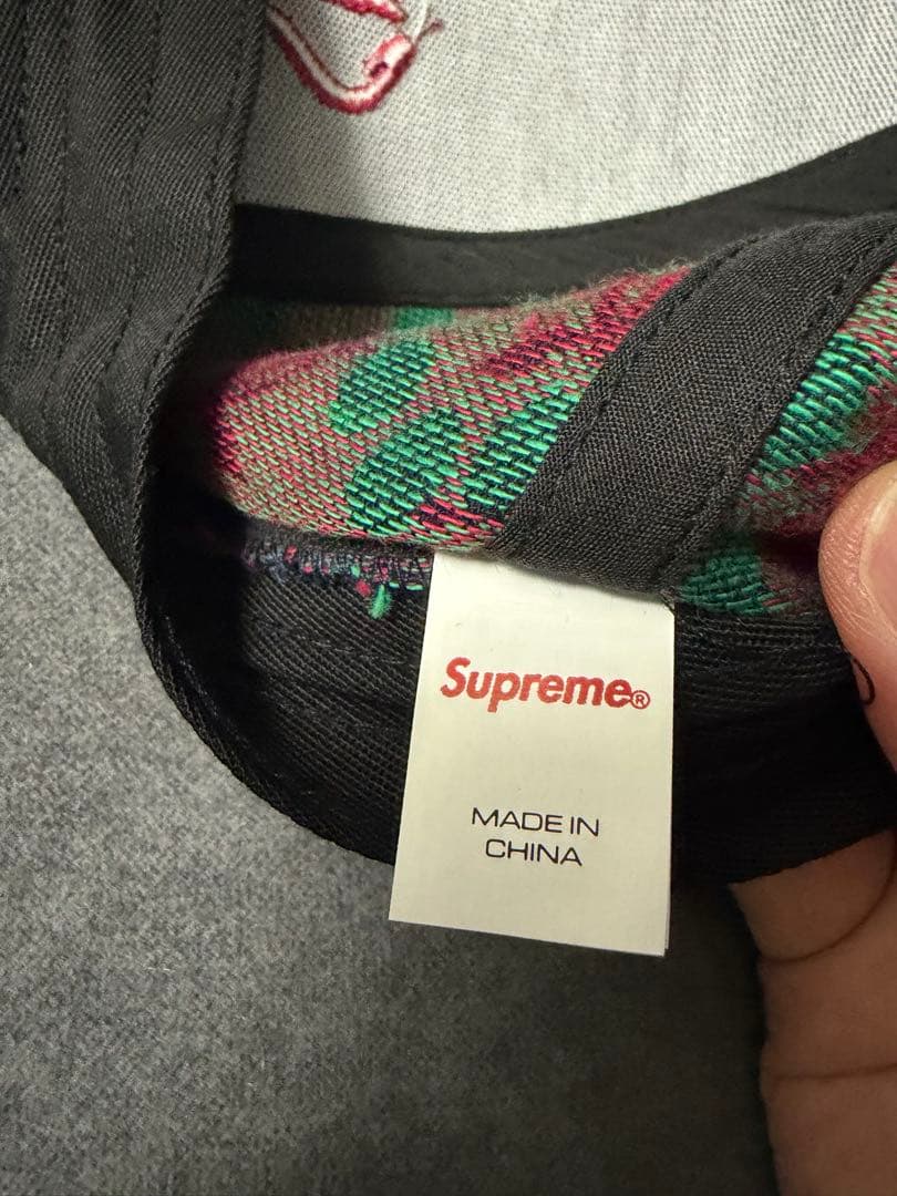 SUPREME チェリー柄 ベースボールキャップ