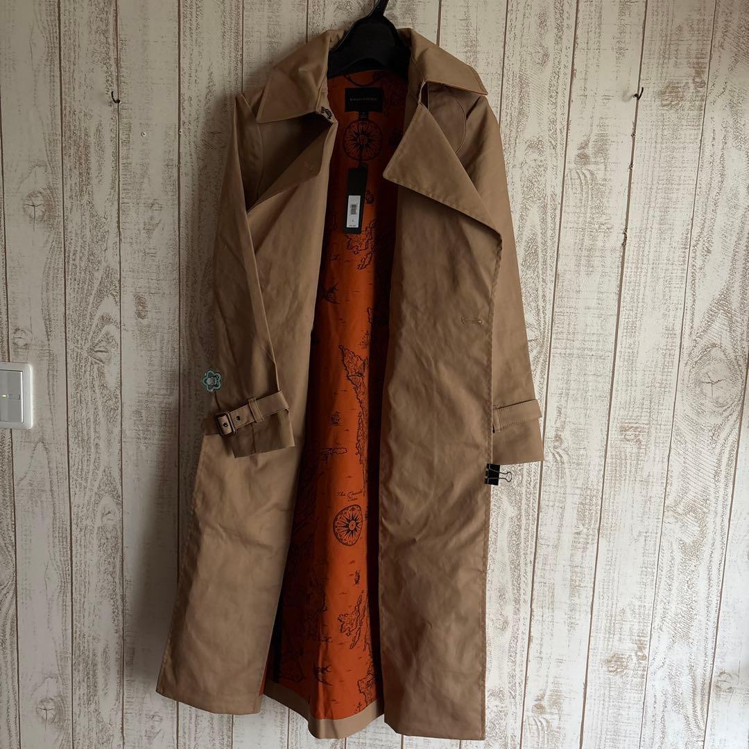新品　バナナリパブリック　定価¥3万6400円　ロングコート　裏地可愛いいです