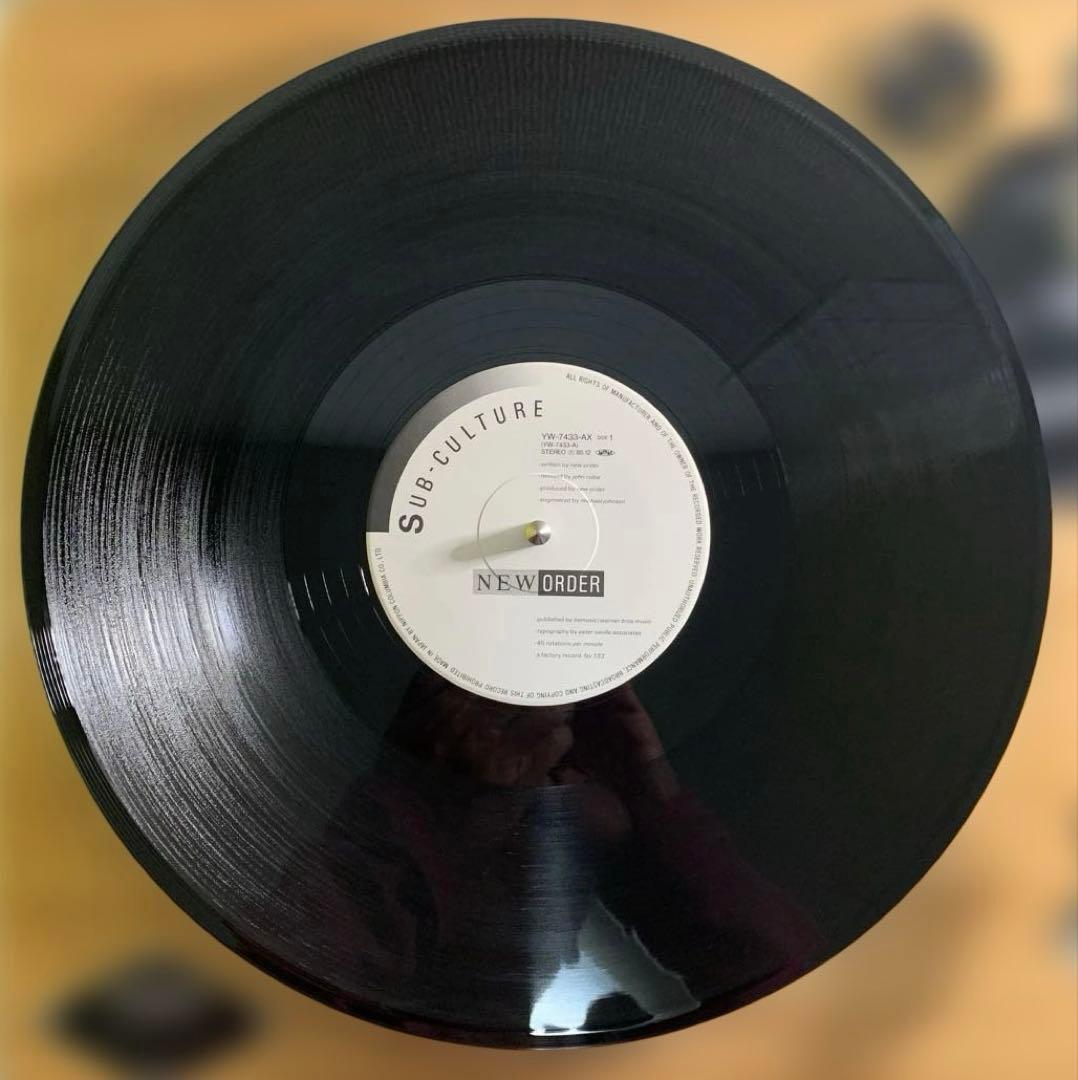 New Order / Sub-Culture 日本盤12\"シングル