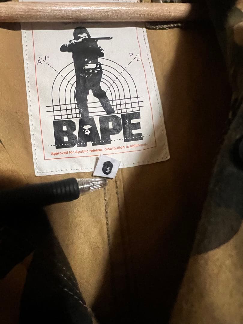 A BATHING APE ベイプカモフラージュ モッズコート Mサイズ