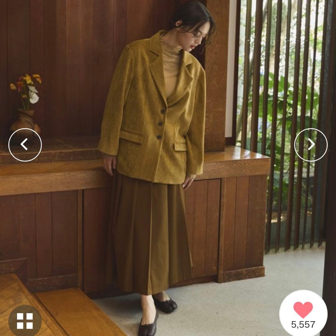 OLUN ルーズベーシックモールジャケット